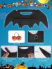 Halloween Dog Bat Wings Costume, Pet Halloween Cosplay Party Dress Up Costume for Small Dogs and Cats